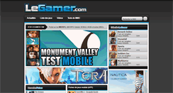 Desktop Screenshot of legamer.com